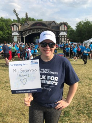 From the Alzheimer's Walk in 2019